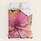 Tropical Bliss Hibiscus Duvet Cover Gallery Image 6