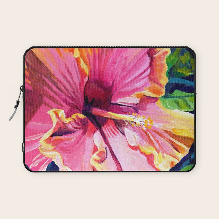 Tropical Bliss Hibiscus Laptop Sleeve Gallery Image 1
