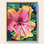 Tropical Bliss Hibiscus Serving Tray Gallery Image 1
