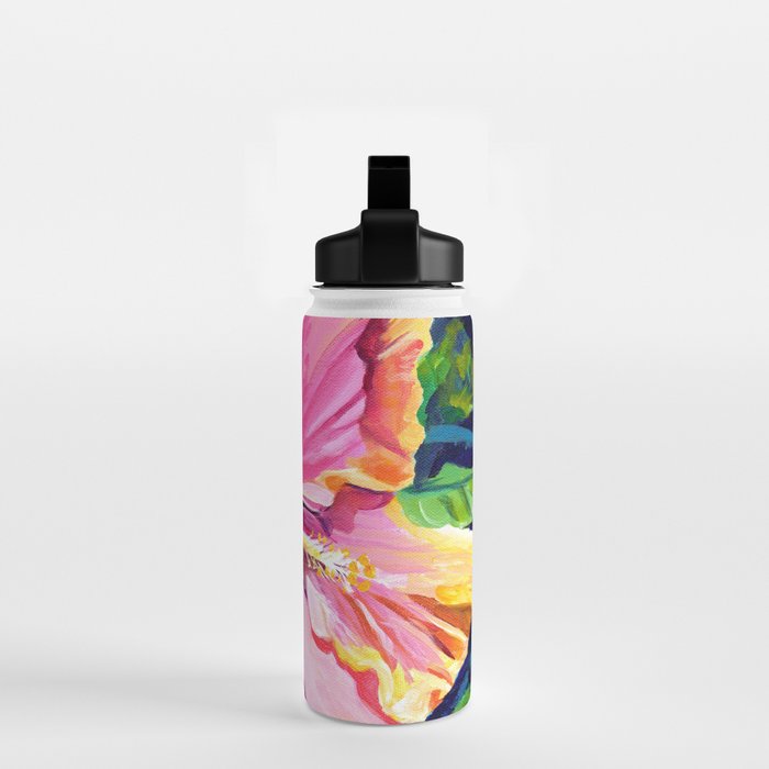 Tropical Bliss Hibiscus Water Bottle Gallery Image 2