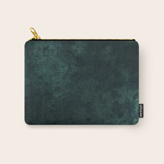 Emerald green stone,marble look decor Carry All Pouch Gallery Image 1