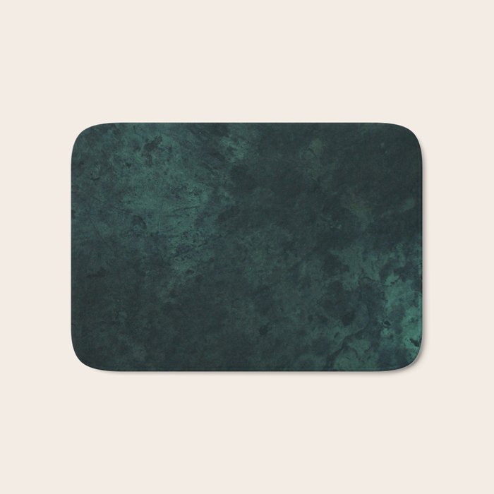 Emerald green stone,marble look decor Bath Mat Gallery Image 1