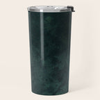 Emerald green stone,marble look decor Travel Mug Gallery Image 2