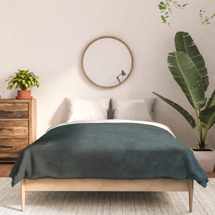 Emerald green stone,marble look decor Comforter Gallery Image 3