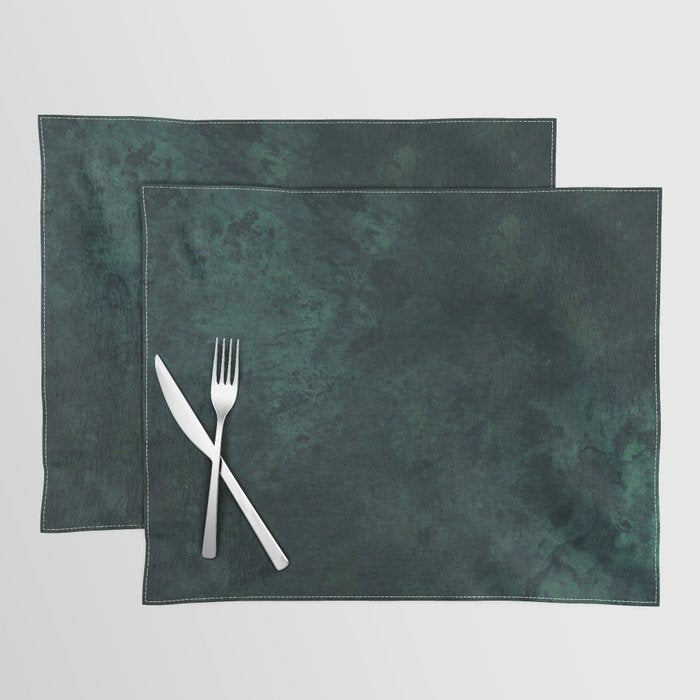 Emerald green stone,marble look decor Placemat Gallery Image 1
