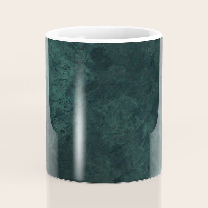 Emerald green stone,marble look decor Coffee Mug Gallery Image 4