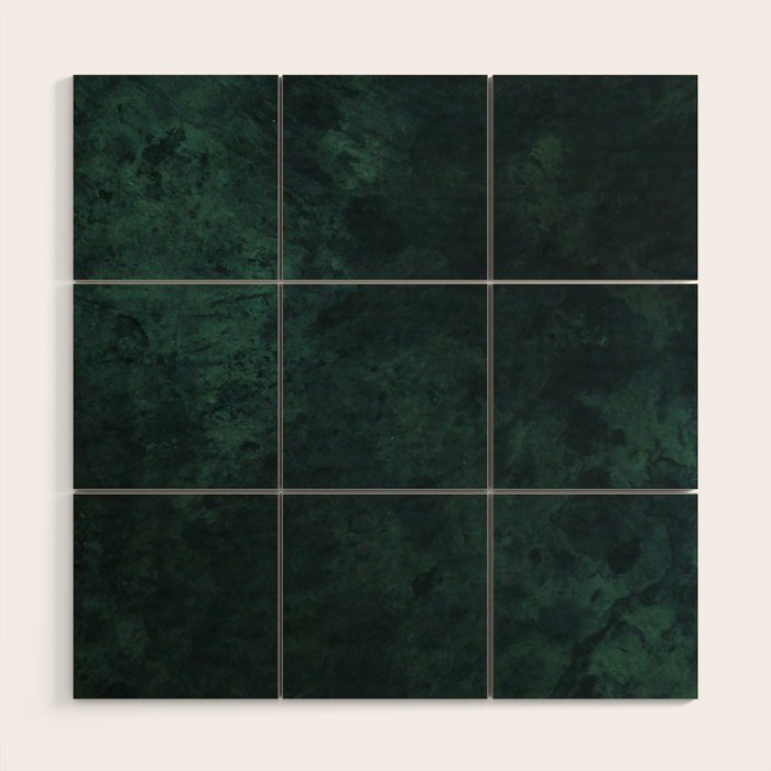 Emerald green stone,marble look decor Wood Wall Art Gallery Image 1