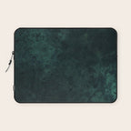 Emerald green stone,marble look decor Laptop Sleeve Gallery Image 1