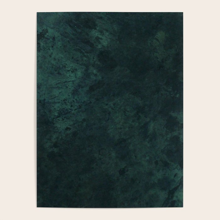Emerald green stone,marble look decor Poster Gallery Image 1