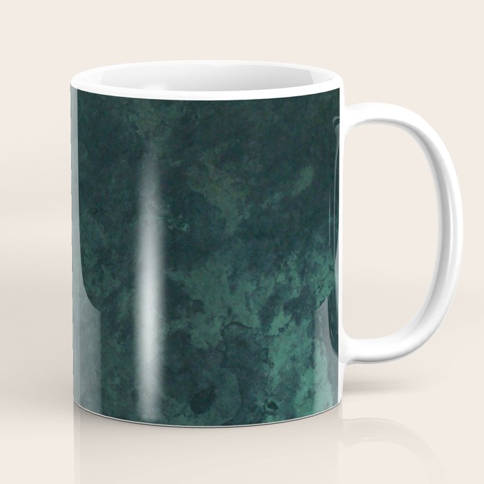Emerald green stone,marble look decor Coffee Mug Gallery Image 1