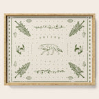 Vintage Oregon (Cream) Serving Tray Gallery Image 1