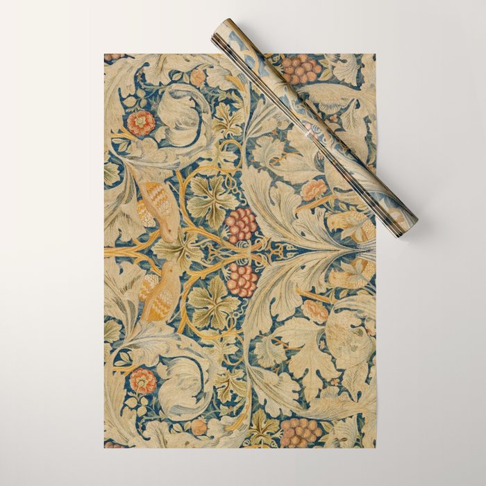 William Morris Antique Acanthus & and Vine  Wrapping Paper Gallery Image 1
