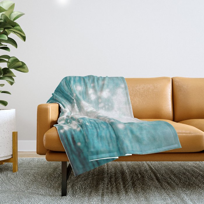 Sun glitter Throw Blanket Gallery Image 1