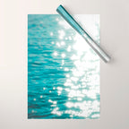 Sun glitter Wrapping Paper Gallery Image 1