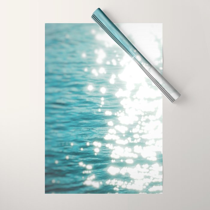 Sun glitter Wrapping Paper Gallery Image 1