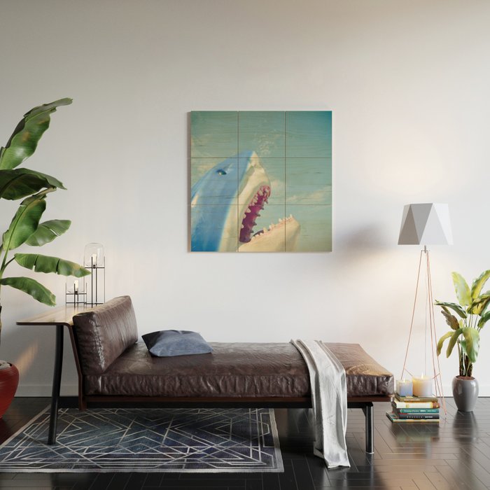 Shark! Wood Wall Art Gallery Image 2