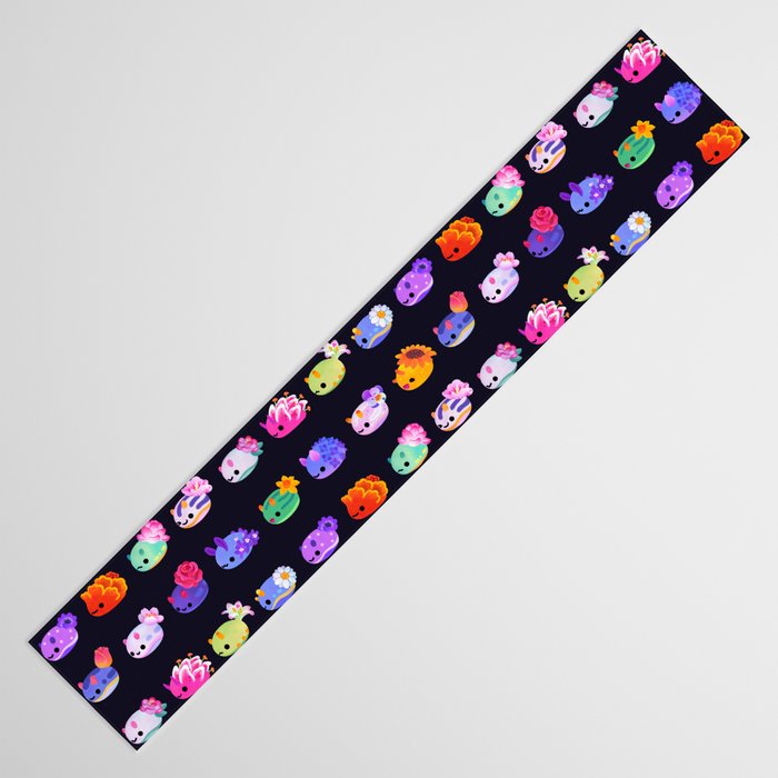 Flower sea slug - dark Table Runner Gallery Image 3