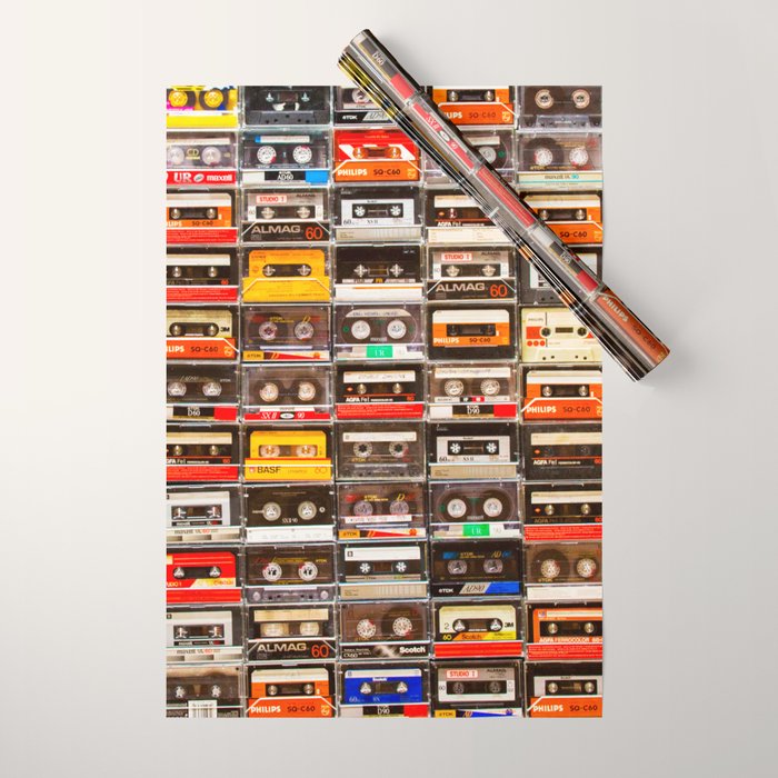 Something Nostalgic V - Music - Global Language #decor #society6 #buyart Wrapping Paper Gallery Image 1