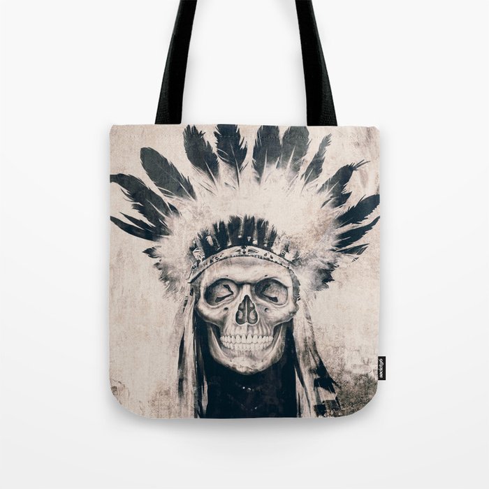 INDIAN SKULL Tote Bag Gallery Image 1