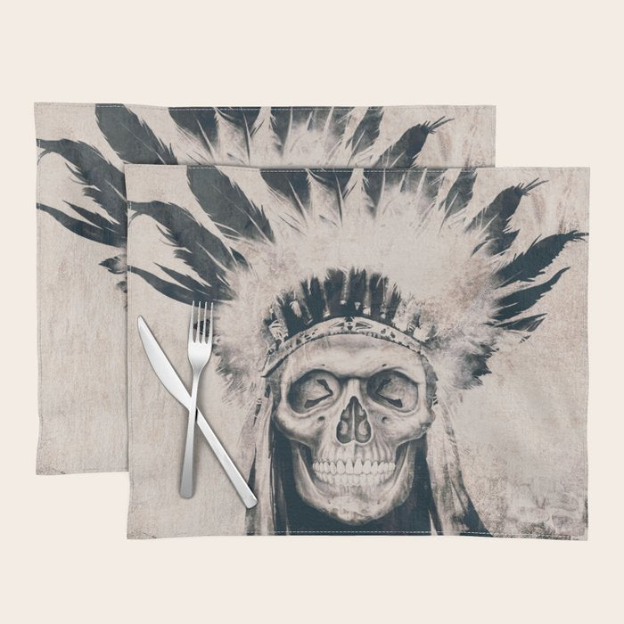 INDIAN SKULL Placemat Gallery Image 1