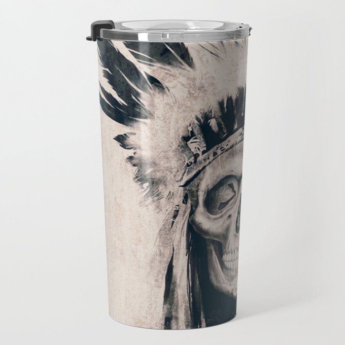 INDIAN SKULL Travel Mug Gallery Image 3