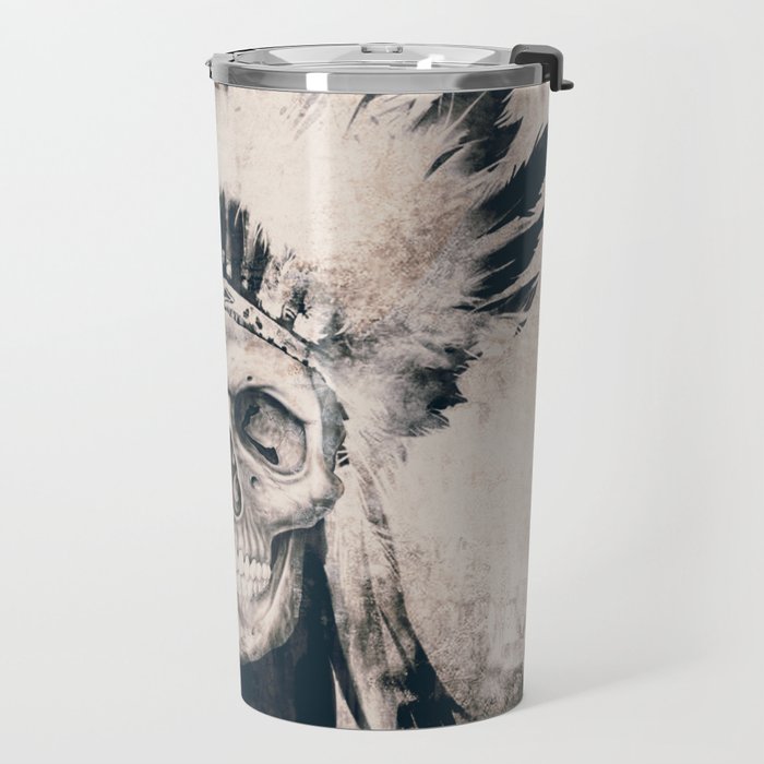 INDIAN SKULL Travel Mug Gallery Image 2