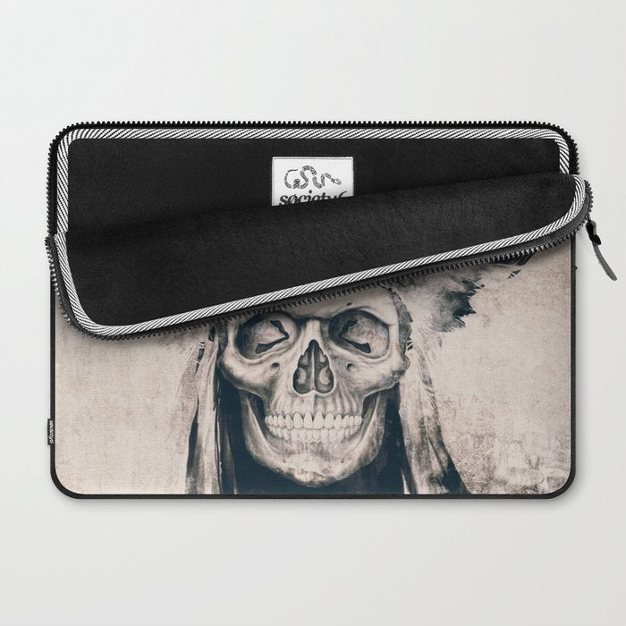 INDIAN SKULL Laptop Sleeve Gallery Image 2