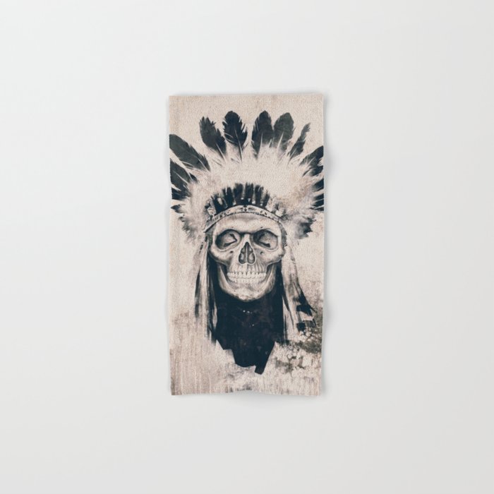 INDIAN SKULL Bath Towel Gallery Image 1