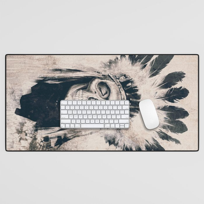 INDIAN SKULL Desk Mat Gallery Image 1