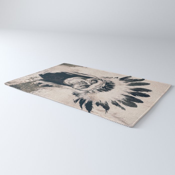 INDIAN SKULL Rug Gallery Image 3