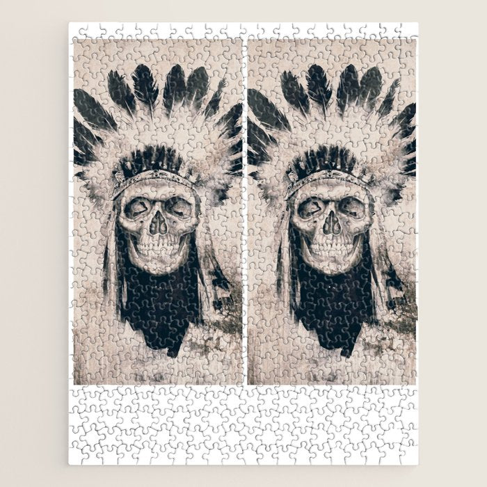 INDIAN SKULL Jigsaw Puzzle Gallery Image 1
