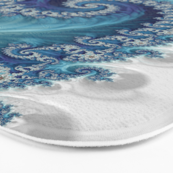 Sound of Seashell - Fractal Art Bath Mat Gallery Image 3
