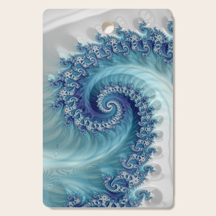 Sound of Seashell - Fractal Art Cutting Board Gallery Image 1