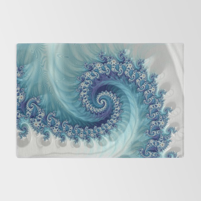 Sound of Seashell - Fractal Art Rug Gallery Image 2