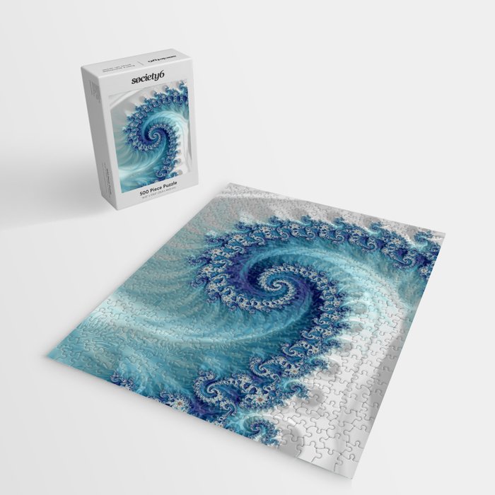 Sound of Seashell - Fractal Art Jigsaw Puzzle Gallery Image 2