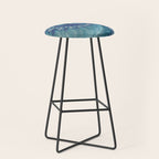 Sound of Seashell - Fractal Art Stool Gallery Image 1