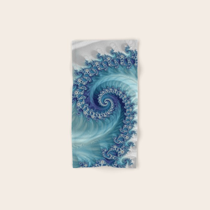 Sound of Seashell - Fractal Art Bath Towel Gallery Image 1