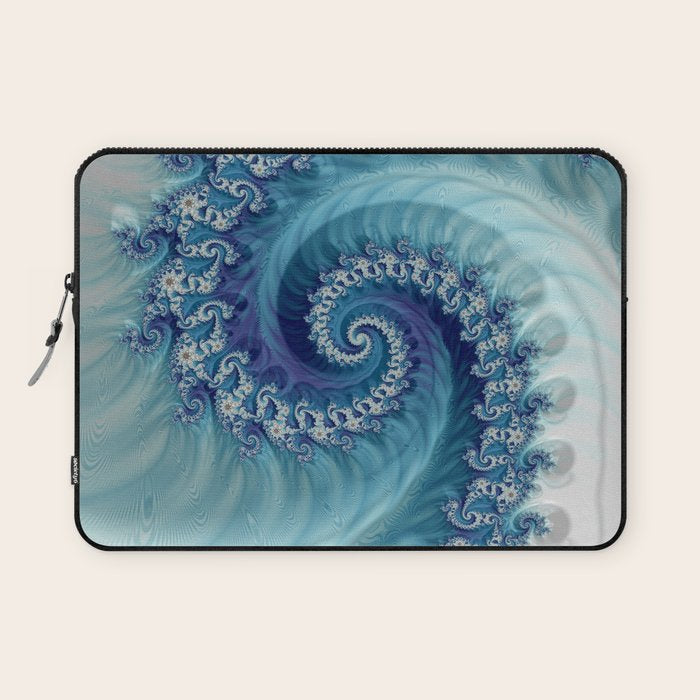 Sound of Seashell - Fractal Art Laptop Sleeve Gallery Image 1