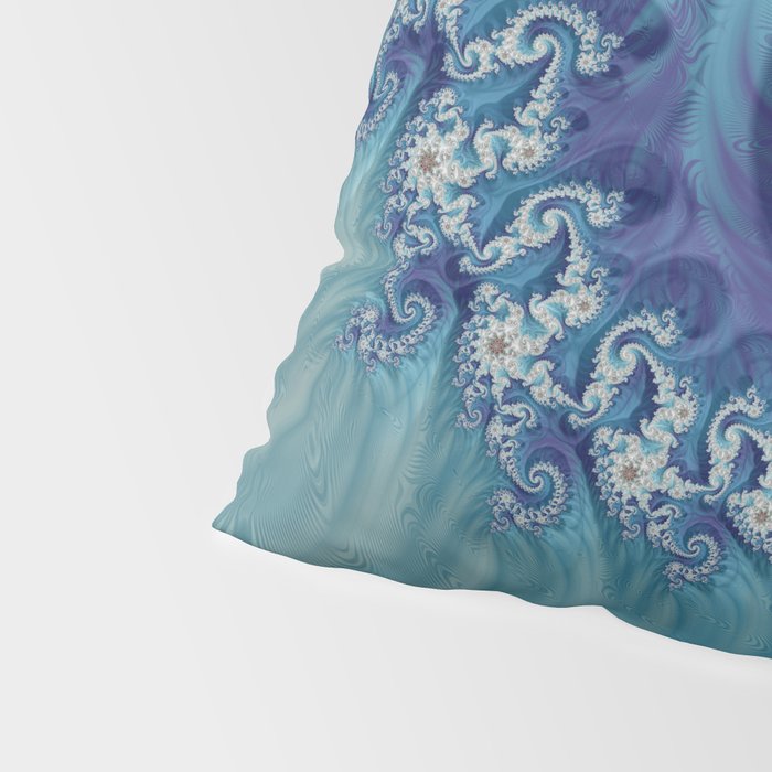 Sound of Seashell - Fractal Art Pillow Sham Gallery Image 4