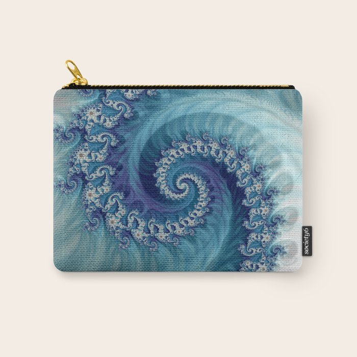 Sound of Seashell - Fractal Art Carry All Pouch Gallery Image 1