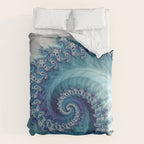 Sound of Seashell - Fractal Art Duvet Cover Gallery Image 6