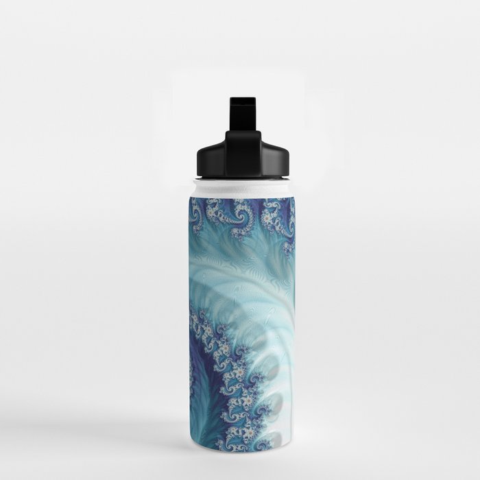 Sound of Seashell - Fractal Art Water Bottle Gallery Image 2