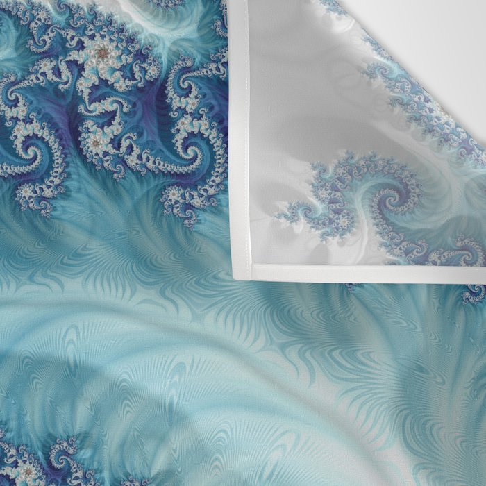 Sound of Seashell - Fractal Art Wall Tapestry Gallery Image 3