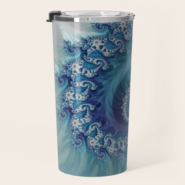 Sound of Seashell - Fractal Art Travel Mug Gallery Image 3