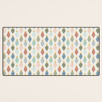Boho Ornaments . Multicolor Desk Mat Gallery Image 3