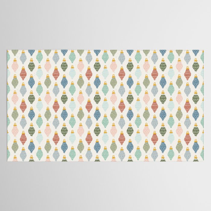 Boho Ornaments . Multicolor Tablecloth Gallery Image 2