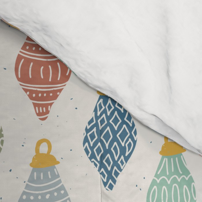 Boho Ornaments . Multicolor Comforter Gallery Image 4