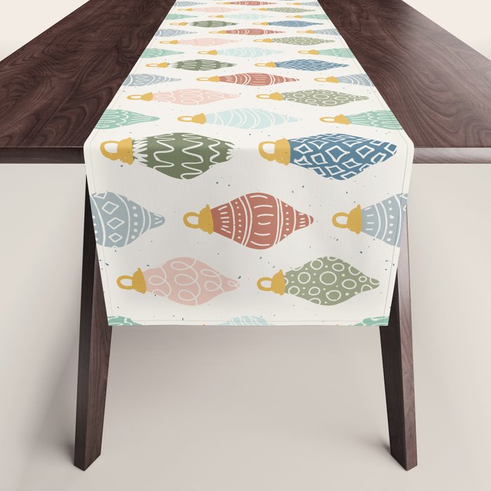 Boho Ornaments . Multicolor Table Runner Gallery Image 1