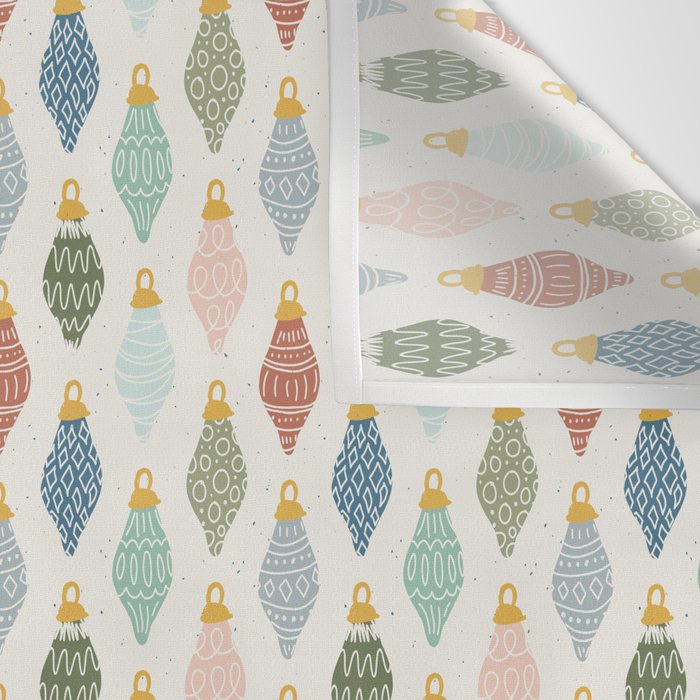 Boho Ornaments . Multicolor Wall Tapestry Gallery Image 3