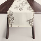 Chonky Cats Toile de Jouy Table Runner Gallery Image 1